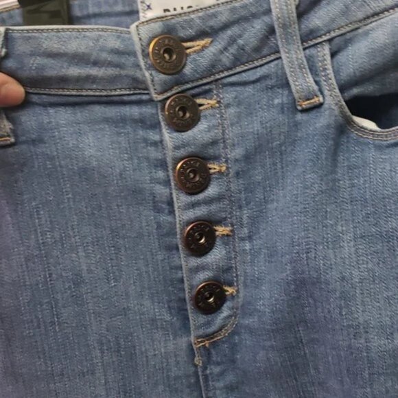 PAIGE Women's High Rise Blue Jeans - Picture 10 of 15